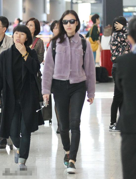 女星機場最新照片,星光下的溫馨相遇