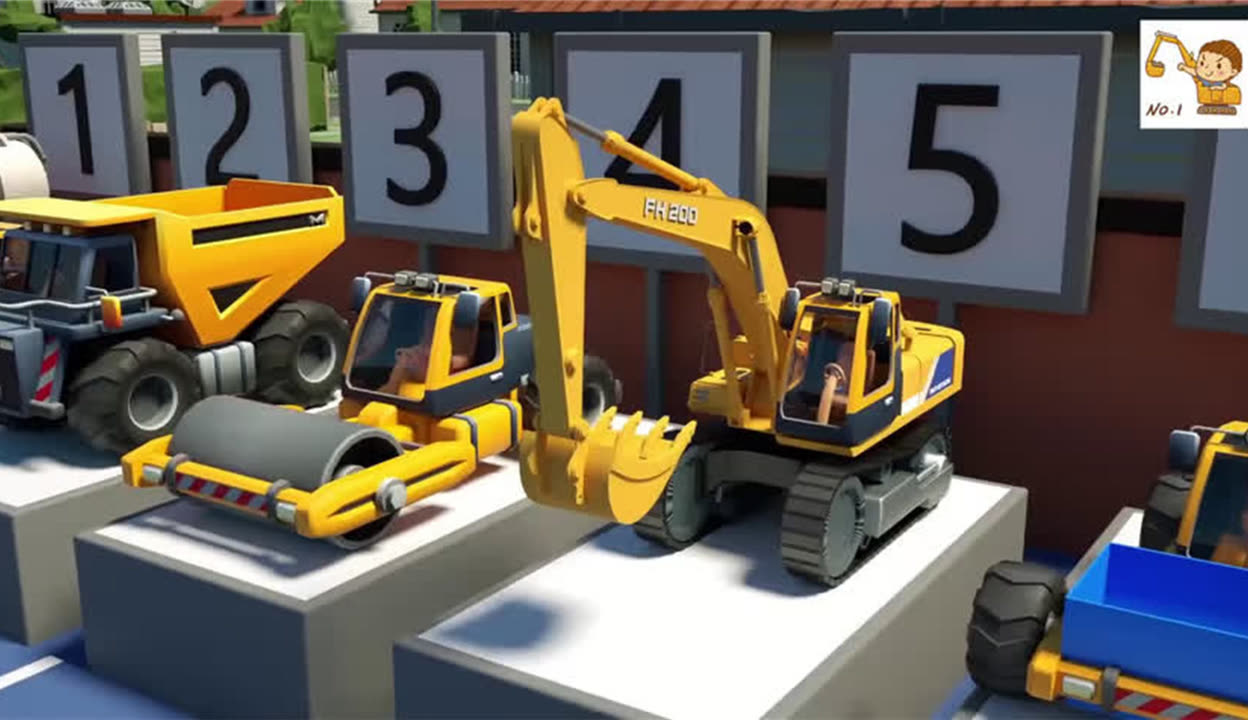 挖掘機動漫,工程機械與動漫的完美結合魅力展示