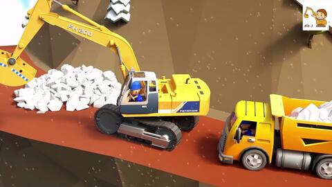 挖掘機動漫,工程機械與動漫的完美結合魅力展示