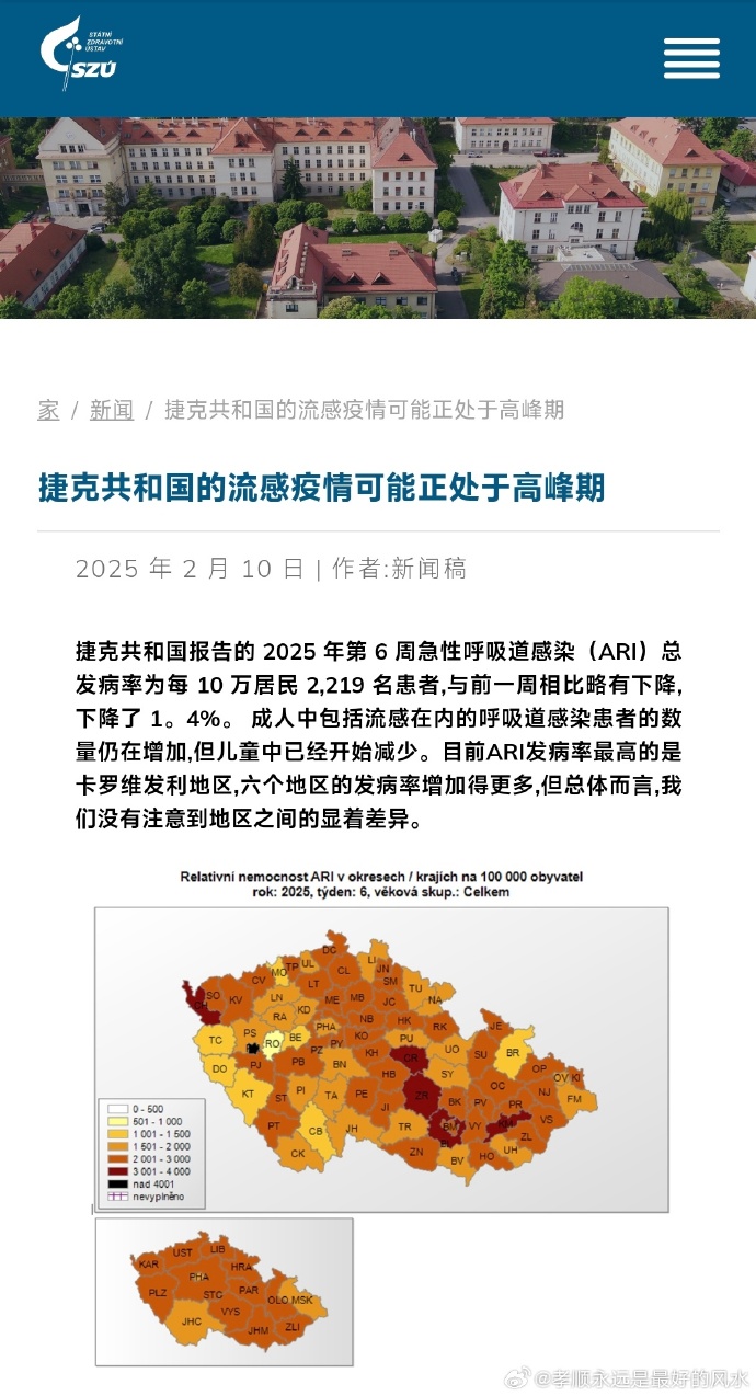 捷克肺炎最新情況論述與分析